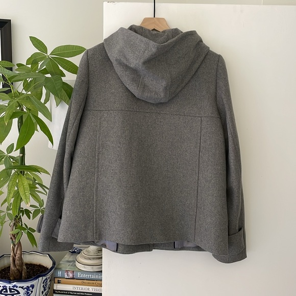 J.Crew ~ Wool Winter Coat with Toggles - Picture 5 of 12